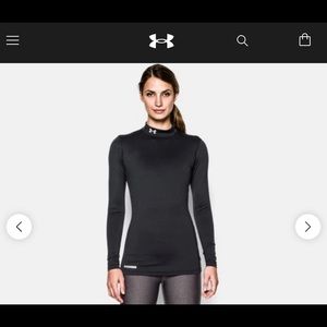 Under Armour Coldgear - size small, navy
